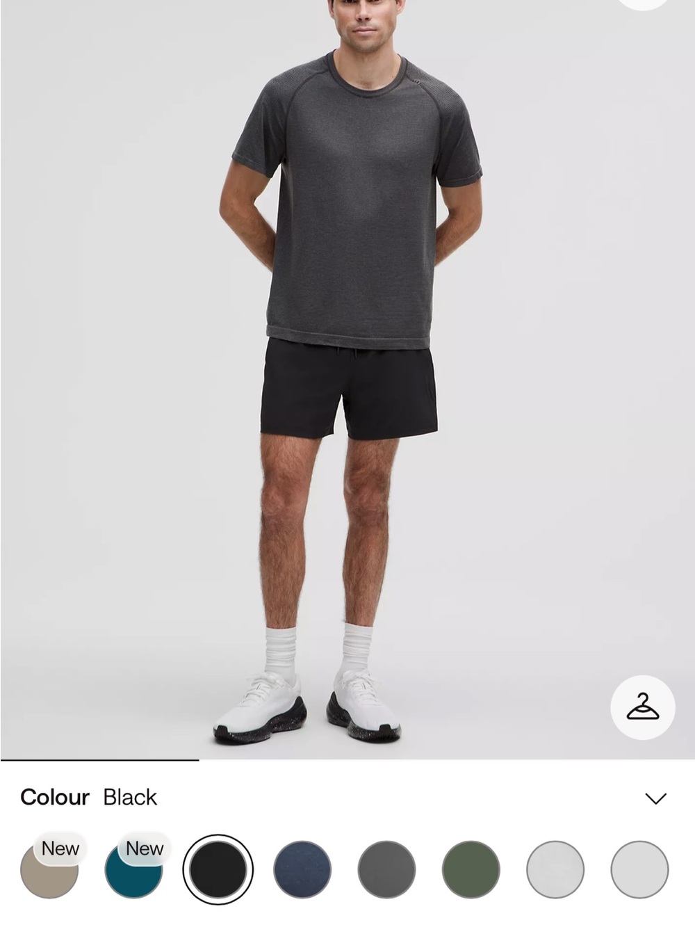 Lululemon men’s pace breaker line short size S